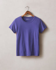 Women's Classic Cotton Crew Tee - Purple Opulence