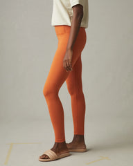 Women's Cotton Stretch Legging - Henna