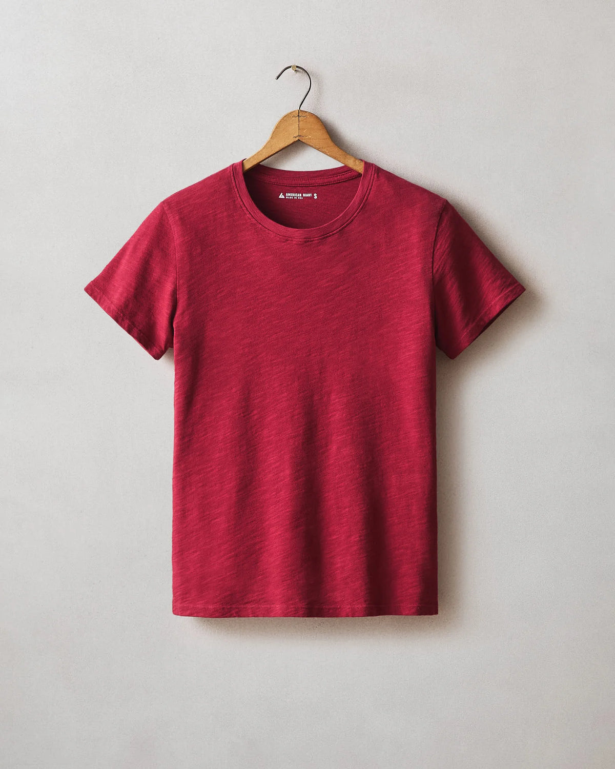 Women's Premium Slub Crew Tee - Rio Red