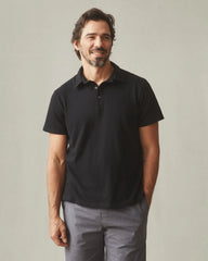 Men's Premium Slub Polo - Black