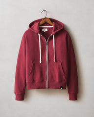 Women's Midweight Full Zip - Pomegranate