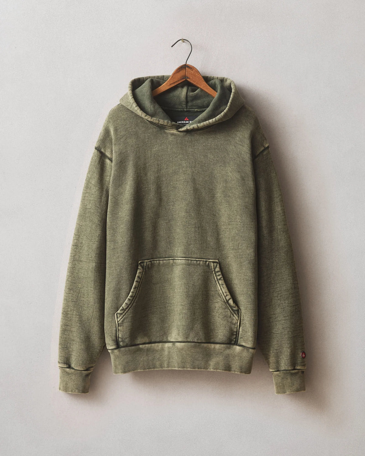 Unisex American Vintage Pullover - Mineral Wash Deep Olive