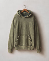 Unisex American Vintage Pullover - Mineral Wash Deep Olive