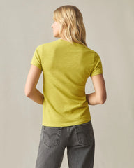 Women's Premium Slub Crew Tee - Citronelle