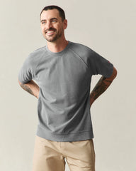 Men's French Terry Tee - Vintage Poppyseed