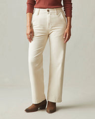 Women's Wide Leg Pant - Creme Brulee