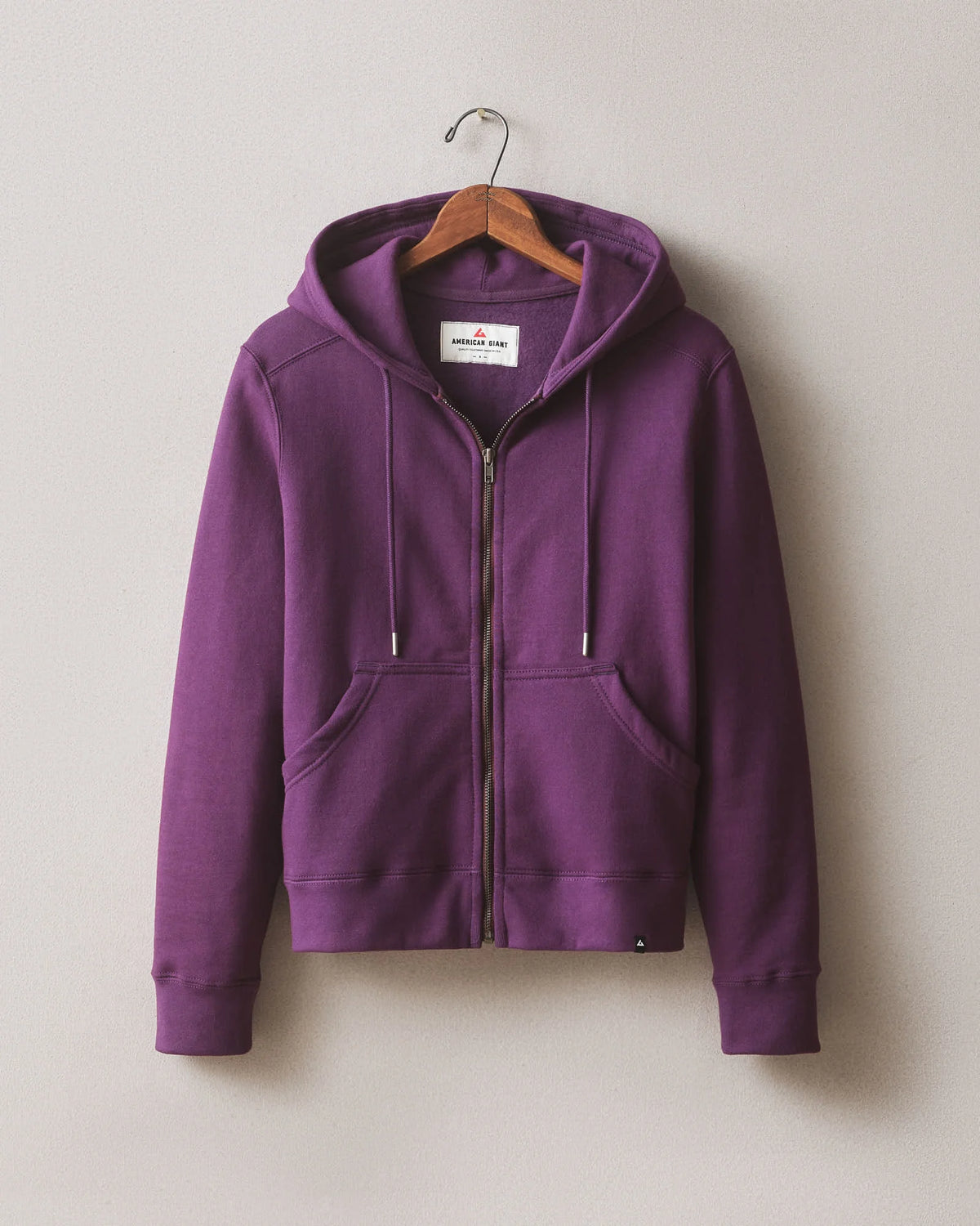Women's Relaxed Classic Full Zip - Italian Plum