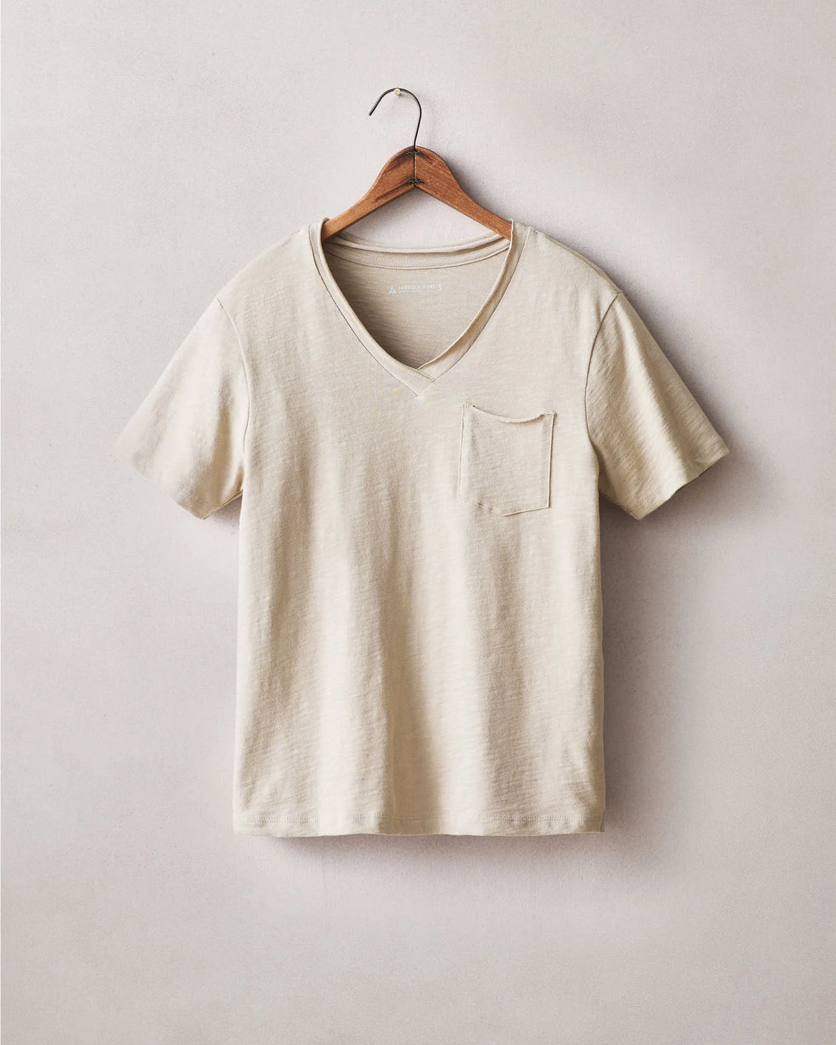 Women's Premium Slub Pocket Tee  - Feather Grey