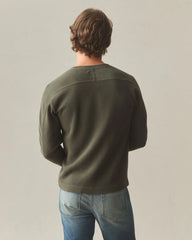 Men's French Rib Henley - Loden